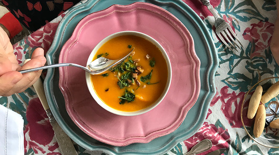 Crema de zanahoria a la naranja